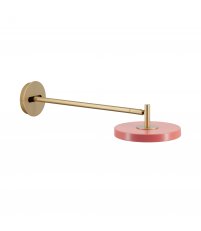 Kinkiet Asteria Wall Long nuance rose UMAGE - bladoróżowy, długość 42 cm