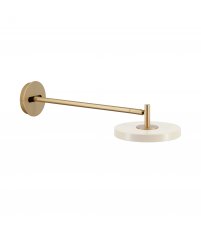 Kinkiet Asteria Wall Long pearl white UMAGE - perłowa biel, długość 42 cm