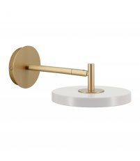 Kinkiet Asteria Wall Short nuance mist UMAGE - jasnoszary, długość 25 cm