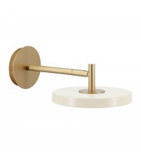Kinkiet Asteria Wall Short pearl white UMAGE - perłowa biel, długość 25 cm