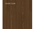 Komoda z przesuwnymi drzwiami Italic dark oak UMAGE - ciemny dąb / 2 x szklane drzwi