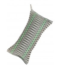 Poduszka do sauny TULITIKKU Lapuan Kankurit - 20 x 46 cm, lniano-czarno-czerwona