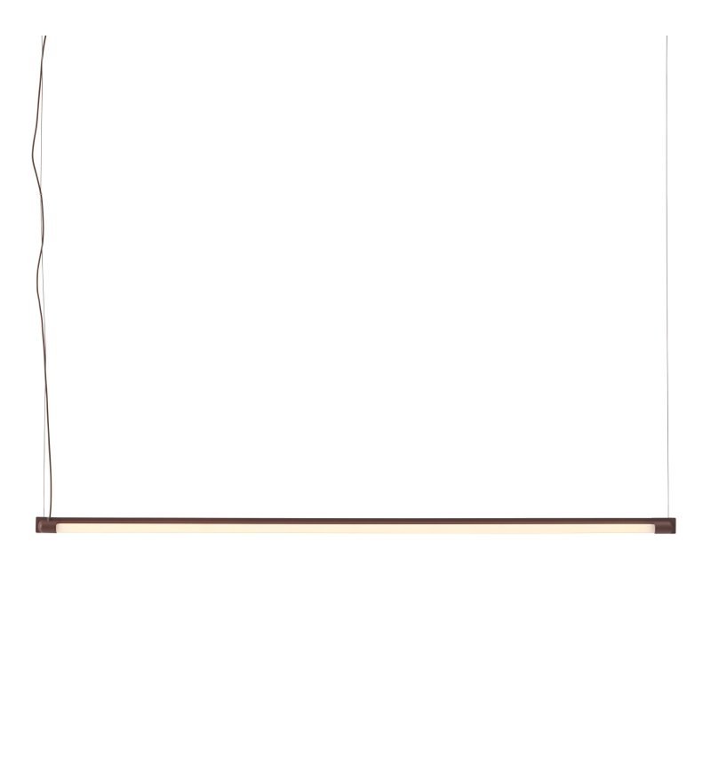 Lampa wisząca Fine Suspension Muuto - 120 cm, ciemnoczerwona