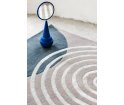 Dywan wełniany ATRIUM beige-grey Finarte 140 x 200 cm - beżowo-szary