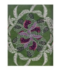 Dywan wełniany OASIS green Finarte 170 x 240 cm - zielony