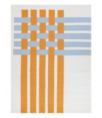 Dywan wełniany BOND white Finarte 140 x 200 cm - biały