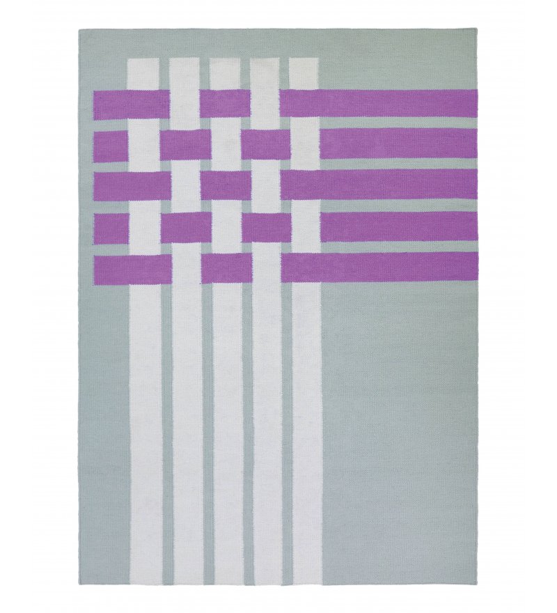 Dywan wełniany BOND aqua Finarte 170 x 240 cm - bladozielony