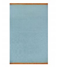 Dywan wełniany HARMONY light blue Finarte 90 x 200 cm - jasnoniebieski