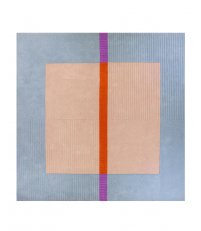 Dywan wełniany AKAATTI beige-blue Finarte 170 x 170 cm - beżowo-niebieski