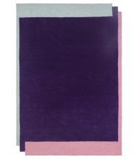 Dywan wełniany ARKKI plum Finarte 140 x 200 cm - śliwkowy