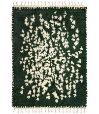 Dywan wełniany SUOVILLA green Finarte 140 x 200 cm - zielony
