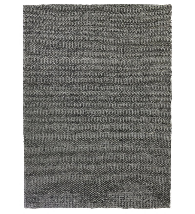 Dywan wełniany KETO dark grey Finarte 200 x 300 cm - ciemnoszary