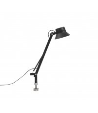 Lampa biurkowa Dedicate S1 w. pin Muuto - czarna, z bolcem u podstawy