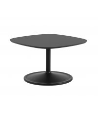 Stolik kawowy Soft Coffee Table - 70x70 cm H42 cm, czarny