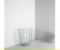 Kosz druciany na papier Menu Wire Bin moss green, bladozielony