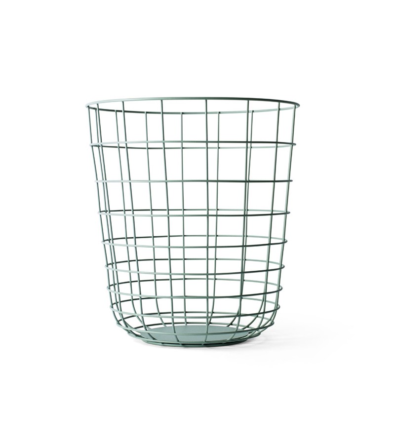 Kosz druciany na papier Audo Copenhagen (dawniej Menu) Wire Bin moss green, bladozielony
