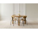 Stół okrągły rozkładany Comfort Circle Ripples oak UMAGE - ciemny dąb, wymiary 132 cm - 202 cm