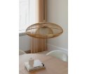 Stół okrągły rozkładany Comfort Circle Ripples oak UMAGE - ciemny dąb, wymiary 132 cm - 202 cm