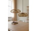 Stół okrągły rozkładany Comfort Circle Ripples oak UMAGE - ciemny dąb, wymiary 132 cm - 202 cm