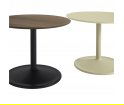 Stolik Soft Side Table - Ø41 cm H40 cm, beżowozielony