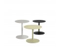 Stolik Soft Side Table - Ø41 cm H40 cm, beżowozielony