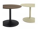Stolik Soft Side Table - Ø41 cm H40 cm, beżowozielony