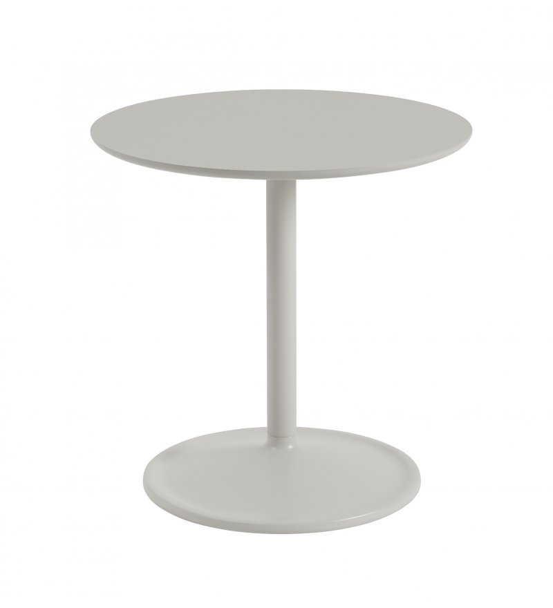 Stolik Soft Side Table - &Oslash;48 cm H48 cm, szary