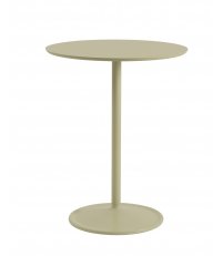 Stolik kawowy Soft Caf&eacute; Table - &Oslash;75 cm H95 cm, beżowozielony