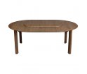Stół okrągły rozkładany Comfort Circle Ripples oak UMAGE - ciemny dąb, wymiary 132 cm - 202 cm