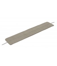 Poduszka na ławkę LINEAR STEEL BENCH SEAT PAD MUUTO -dł. 169cm, tkanina Twitell jasnoszara, na zewnątrz