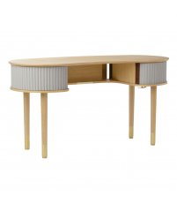 Biurko Audacious Desk oak UMAGE - naturalny dąb / sterling
