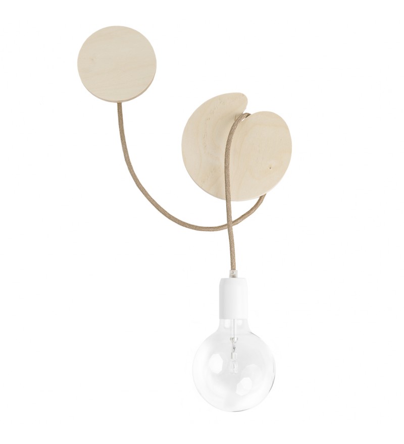 OUTLET Kinkiet Loft Manzana Kolorowe Kable