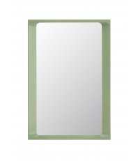 Lustro Arced Muuto - 80x55 cm, jasnozielone