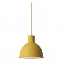 Lampa Unfold Muuto - z silikonu / musztardowa