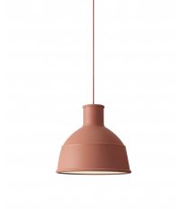 Lampa Unfold Muuto - z silikonu / terracota