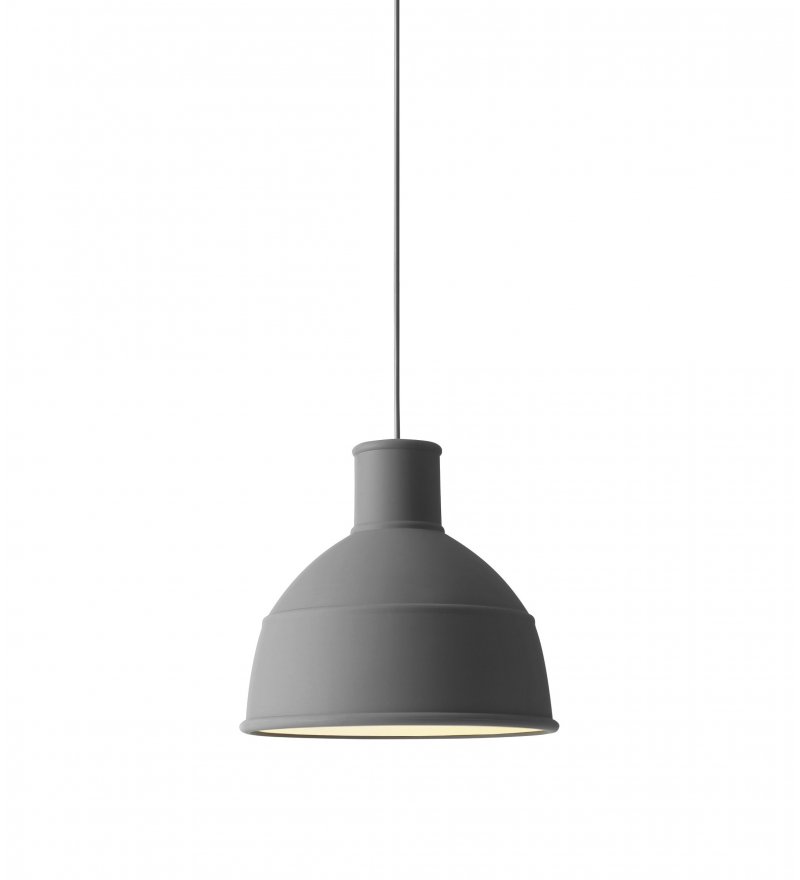 Lampa Unfold Muuto - z silikonu / szara
