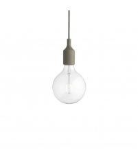 Lampa E27 LED Muuto - oliwkowa
