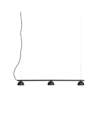 Lampa wisząca Blush rail 3 Northern - czarny mat, 3 źródła światła