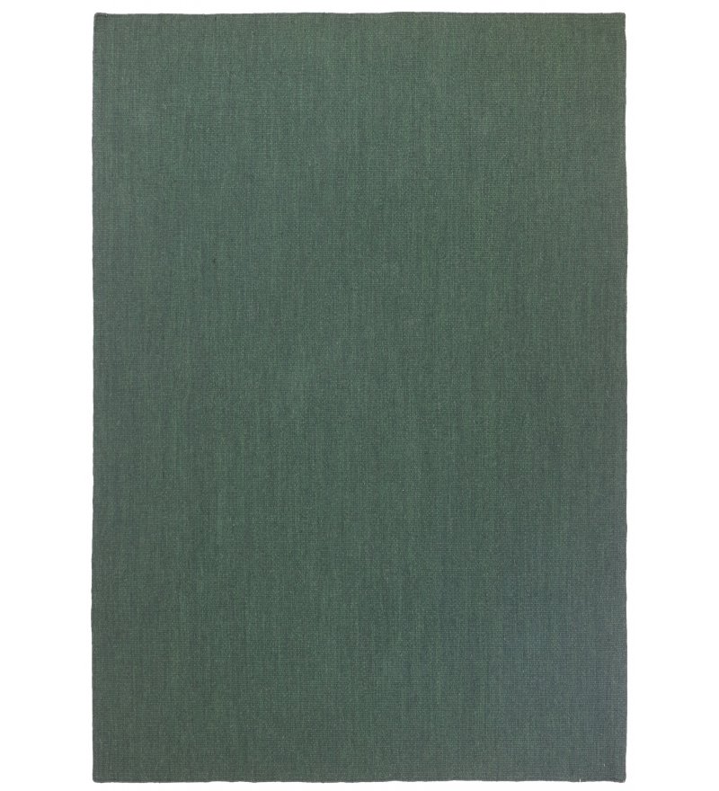 Dywan wełniany NORM dark green Finarte 140 x 200 cm - ciemnozielony