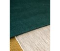 Dywan wełniany NORM dark green Finarte 140 x 200 cm - ciemnozielony