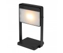 Lampa solarna stołowa Saulio Nordlux - czarna, wodoodporna