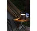 Lampa solarna stołowa Saulio Nordlux - czarna, wodoodporna