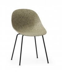Krzesło MAT CHAIR Normann Copenhagen - trawa morska, czarna podstawa