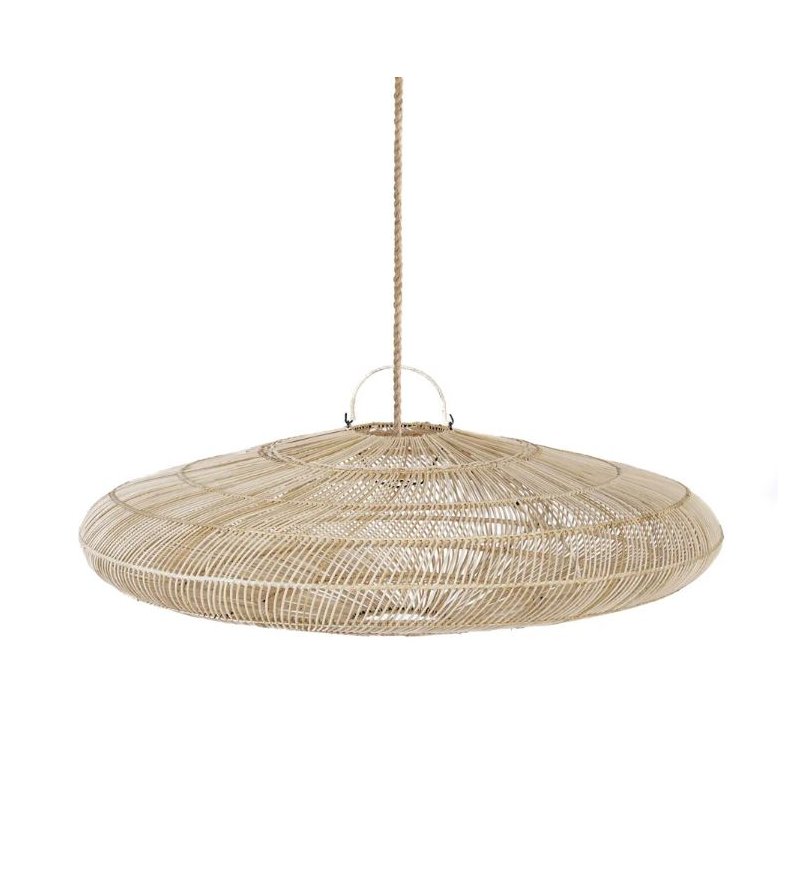 Abażur wiszący Macaron Bazar Bizar - naturalny, rozmiar L