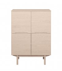 Szafa SM308 Skovby- olejowany na biało dębowy fornir