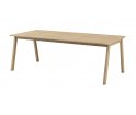 Stół jadalniany SM143 Skovby- lakierowany dębowy fornir (nogi lita dębina), rozkładany