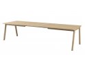 Stół jadalniany SM143 Skovby- lakierowany dębowy fornir (nogi lita dębina), rozkładany