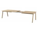 Stół jadalniany SM143 Skovby- lakierowany dębowy fornir (nogi lita dębina), rozkładany