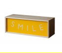 Lampa Lighthink box od Seletti - rozmiar 30cm x 10,5cm h. x 10,5cm