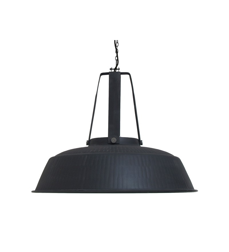 Lampa Workshop XL rustykalna - czarna, matowa